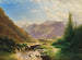 Bergers ruhen in einer weiten Berglandschaft - Leopold Heinrich Vöscher — Ansicht des Kunstwerks