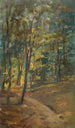Innenansicht eines Waldes - Leopold Horovitz — Ansicht des Kunstwerks