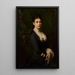 Portrait von Mina Fajans 1841-1933 - Leopold Horowitz — gerahmtes Bild an der Wand