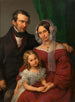 Familie Lőssl - Leopold Kupelwieser — Ansicht des Kunstwerks