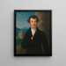 Franz von Schober, Dichter, Librettist und Schauspieler - Leopold Kupelwieser — gerahmtes Bild an der Wand