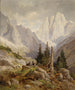 Chamois en haute montagne - Leopold Munsch — Ansicht des Kunstwerks
