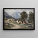 Motiv von Gastein - Leopold Munsch — gerahmtes Bild an der Wand