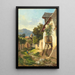 Szene der Wachau - Leopold Munsch — gerahmtes Bild an der Wand