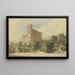 Hof des Schlosses Hohenschwangau mit dem Marienbrunnen - Leopold Rottmann — gerahmtes Bild an der Wand
