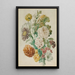 Blumenstrauß mit Rose und Dahlie - Leopold von Stoll — gerahmtes Bild an der Wand