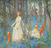 Die verzauberten Wälder - Henry Meynell Rheam — Ansicht des Kunstwerks