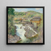 Die Wasserfälle - Willard Leroy Metcalf — gerahmtes Bild an der Wand