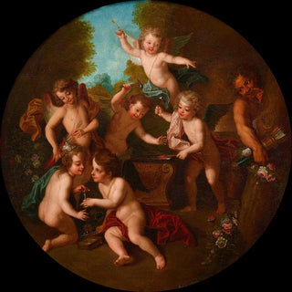 Les Cupides forgerons - Charles-Antoine Coypel