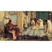 Reproduktion des Gemäldes Die Favoriten des Kaisers Honorius - John William Waterhouse