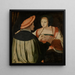Die Verlobten - Lucas van Leyden — gerahmtes Bild an der Wand
