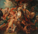 Die Schrecken des Krieges - Skizze für die Freske im Burghley House - Thomas Stothard — Ansicht des Kunstwerks