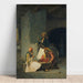 Reproduktion des Gemäldes Die Dame-Dame-Spieler - Jean-Léon Gérôme