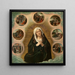 Die Sieben Schmerzen Mariens - Bernard van Orley — gerahmtes Bild an der Wand