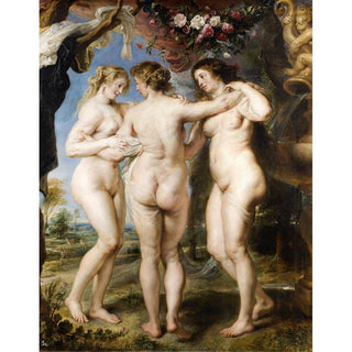 Les Trois Grâces - Peter Paul Rubens | Reproduction Tableau Décoration murale affiche copie
