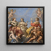 Die drei Parzen - Bolonia-Schule — gerahmtes Bild an der Wand