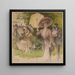 Die eleganten beim Pferderennen - Georges Redon — gerahmtes Bild an der Wand