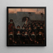 Die Studenten verteidigen Kopenhagen im Jahr 1658 - Kristian Zahrtmann — gerahmtes Bild an der Wand