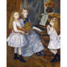 Reproduktion des Gemäldes Die Mädchen von Catulle Mendès - Pierre-Auguste Renoir
