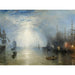 Reproduktion des Gemäldes Les haleurs chargeant du charbon au clair de lune - Joseph Mallord William Turner