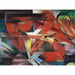 Reproduktion des Gemäldes Die Füchse - Franz Marc