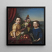 Die Schwestern Henrietta Fredrika von Arbin 1852-1880 und Axel Otto Fredrik von Arbin - Sofia Adlersparre — gerahmtes Bild an der Wand