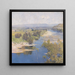 Les transparents violets de midi - Arthur Streeton — gerahmtes Bild an der Wand