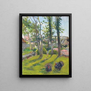 Die Truthähne, Pont-Aven von Paul Gauguin | Kunstdruck Gemälde Wanddekoration Plakat Kopie