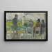 Aux courses - Lesser Ury — gerahmtes Bild an der Wand