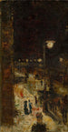 Rue de Berlin bei Nacht - Lesser Ury — Ansicht des Kunstwerks