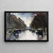 Rue dans le Tiergarten - Lesser Ury — gerahmtes Bild an der Wand