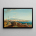 Die Bucht von Catania mit dem Ätna im Hintergrund - Letterio Subba — gerahmtes Bild an der Wand