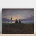 Reproduktion des Gemäldes Mondaufgang über dem Meer - Caspar David Friedrich