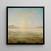 Sonnenaufgang - Adolf Hildenbrand — gerahmtes Bild an der Wand