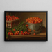 Kirschen in einem Eimer Stillleben mit Kirschen und Eimer - Levi Wells Prentice — gerahmtes Bild an der Wand