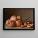 Pfirsiche und Birnen - Li Louis Princ Salbreux — gerahmtes Bild an der Wand