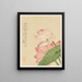 Blumen Pl. 04 - Liang Yuwei — gerahmtes Bild an der Wand