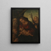 Sainte Famille avec Gabriel et un prophète - Liberale da Verona — gerahmtes Bild an der Wand