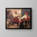 Les fileuses - Lilly Segerdahl — gerahmtes Bild an der Wand