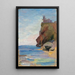 Verlust auf der Klippe - Lilly Walther — gerahmtes Bild an der Wand