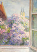 Ansicht der Kirche Saint-Charles vom Fenster aus - Lilly Walther — Ansicht des Kunstwerks