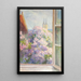 Ansicht der Kirche Saint-Charles vom Fenster aus - Lilly Walther — gerahmtes Bild an der Wand
