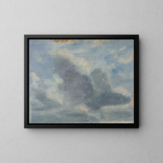 Studie des Himmels - Lionel Constable — gerahmtes Bild an der Wand