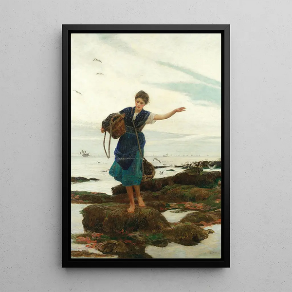 Lionel Percy Smythe - The mussel gatherer.webp