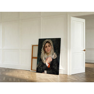 Lise dans un Châle Blanc - Pierre-Auguste Renoir | Reproduction Tableau Décoration murale affiche copie