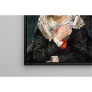 Lise dans un Châle Blanc - Pierre-Auguste Renoir | Reproduction Tableau Décoration murale affiche copie