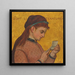 Leichte Literatur - Henry Stacy Marks — gerahmtes Bild an der Wand
