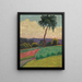 Landschaft in der Provence - Lo Gausson — gerahmtes Bild an der Wand