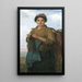 La jeune couturière - Léon Jean-Basile Perrault — gerahmtes Bild an der Wand