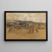 Gerbes en tas - Léon Augustin Lhermitte — gerahmtes Bild an der Wand